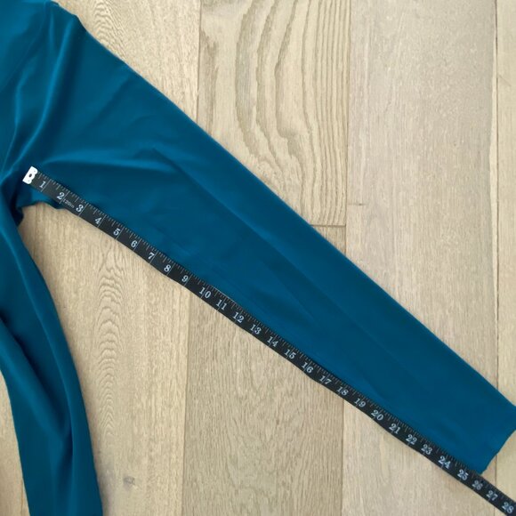 NVGTN Signature 2.0 High Waist Back Seam Deep Teal Sleek Legging Size S. - Picture 6 of 11